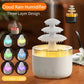 New Cloud Rain Air Humidifier Essential Oil Aromatherapy Diffuser USB Mute Mist Air Humidifier With Colorful Light